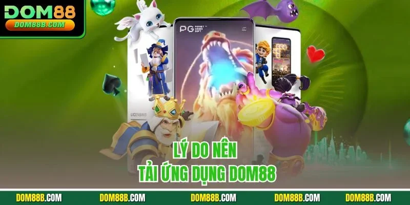 Lý do nên tải ứng dụng Dom88
